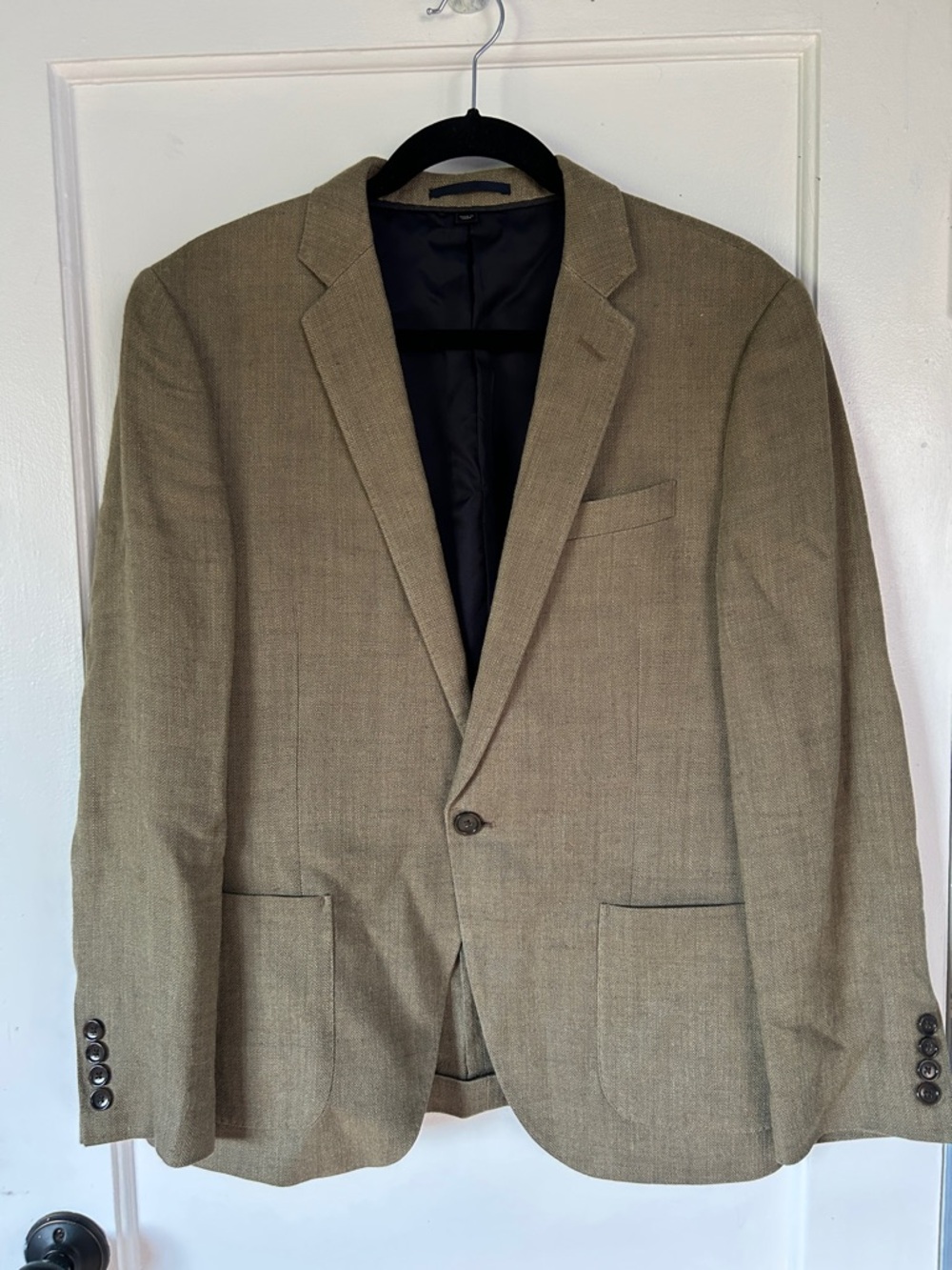Silk linen blazer